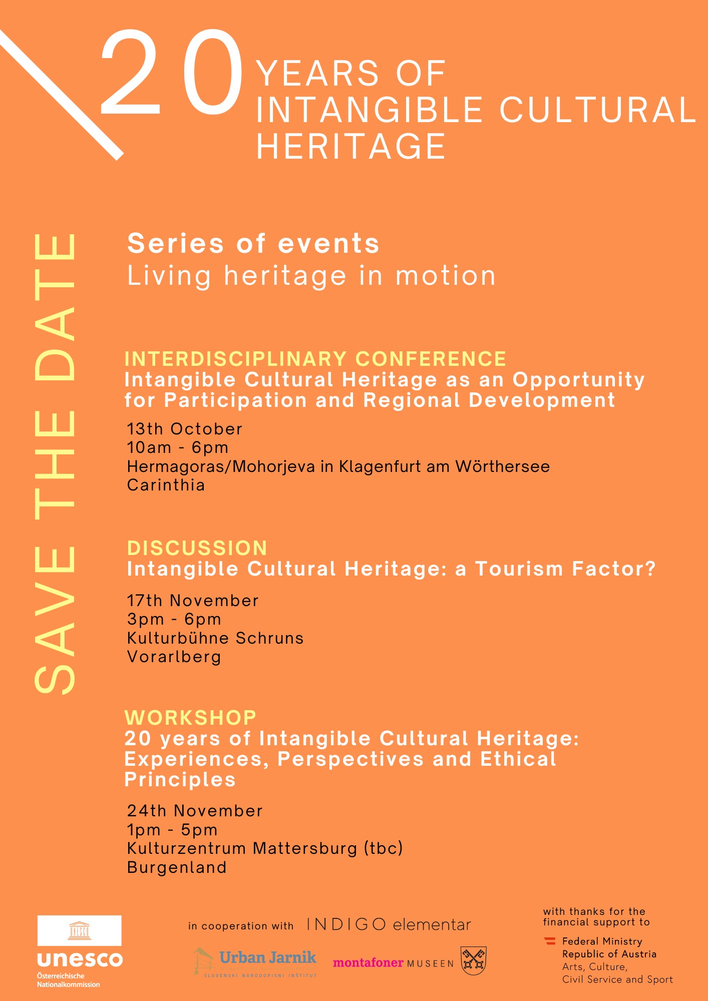 Event-series on living heritage throughout Austria 